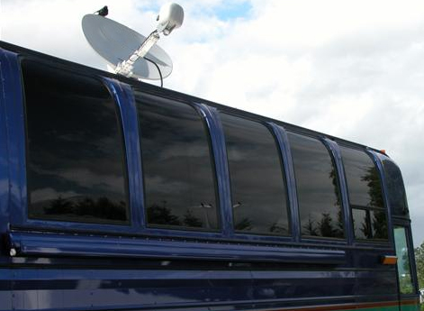 MotoSAT HD TV Satellite Dish Installed